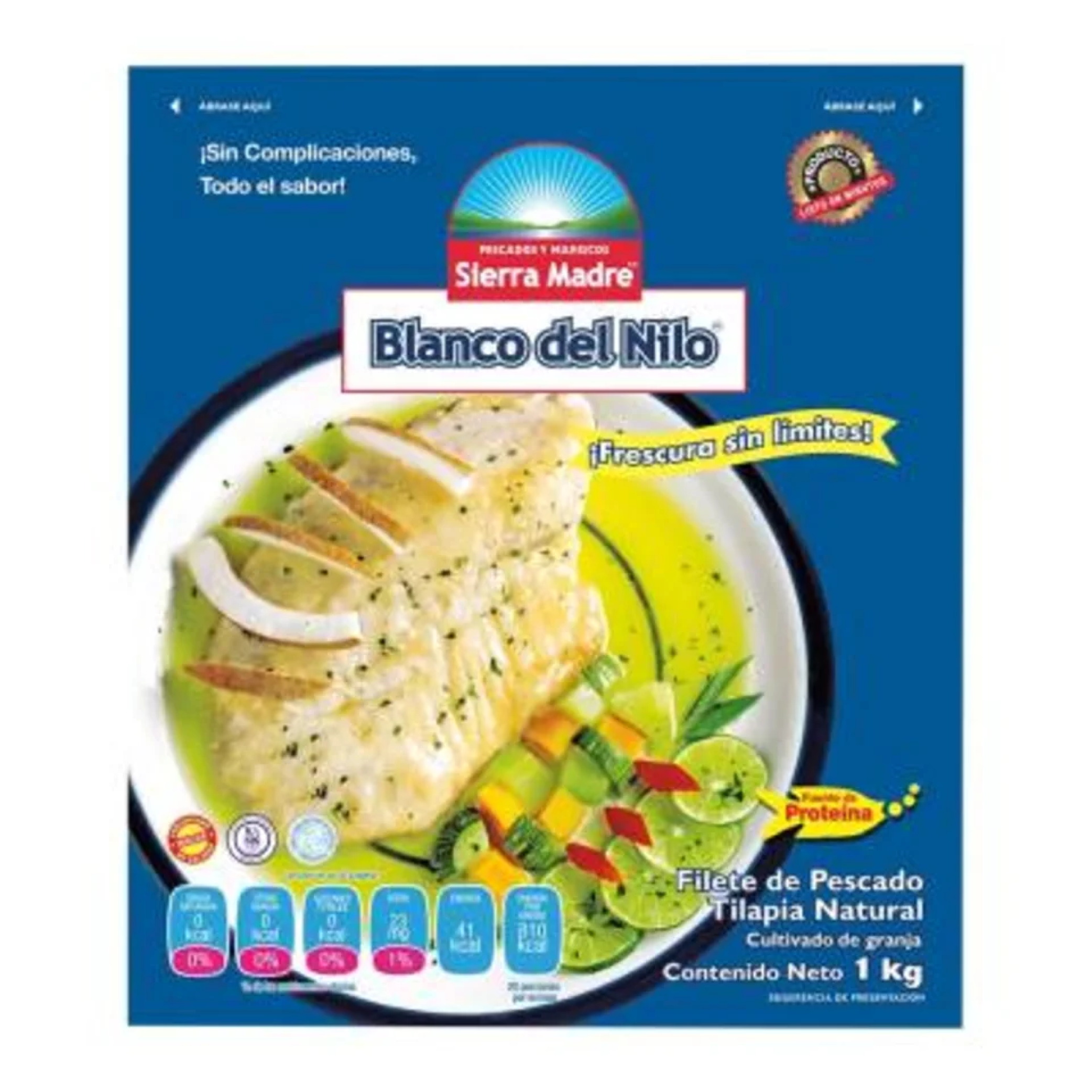 Filete de pescado Blanco del Nilo