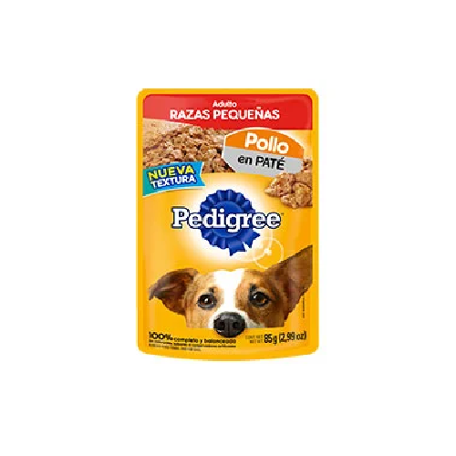 Pedigree de pollo en paté
