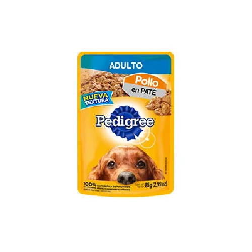 Pedigree de pollo en paté