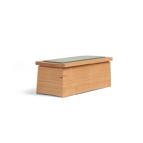 Caja trapecial verde