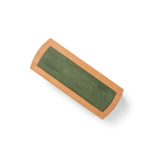 Caja trapecial verde