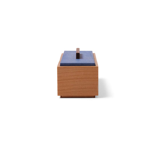 Caja rectangular azul