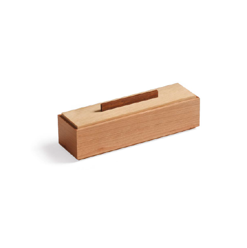 Caja rectangular natural