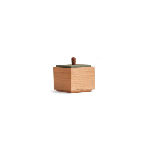 Caja cuasicuadrada verde