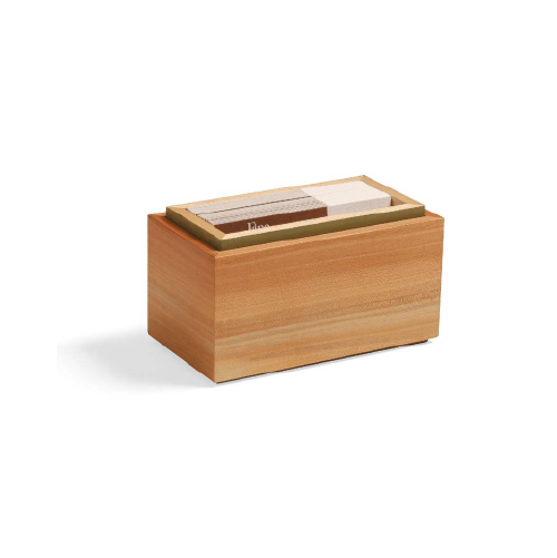 Caja porta notas, tarjetas, y postales