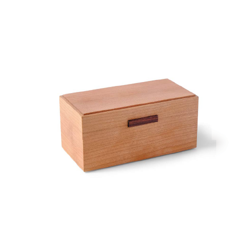 Caja natural acolchada