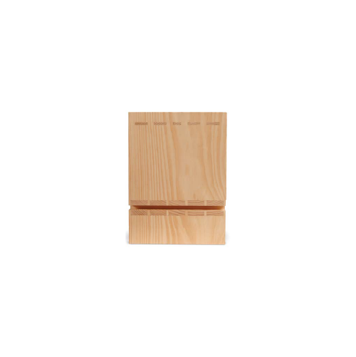 Caja abierta natural con compartimento