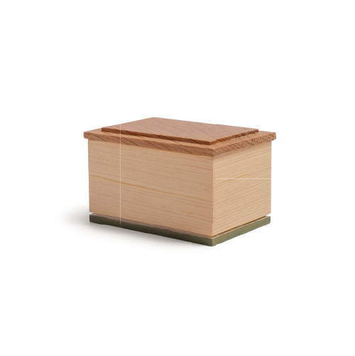 Caja rectangular verde