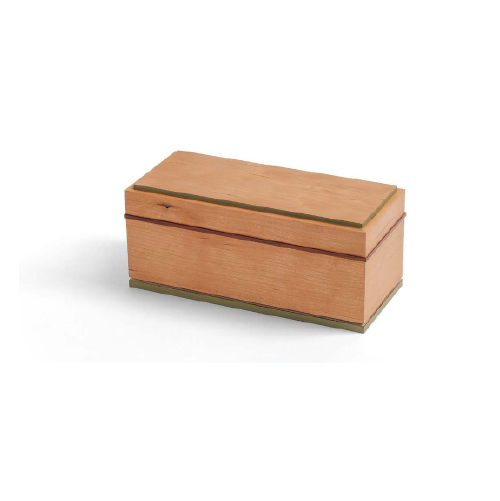Caja rectangular natural