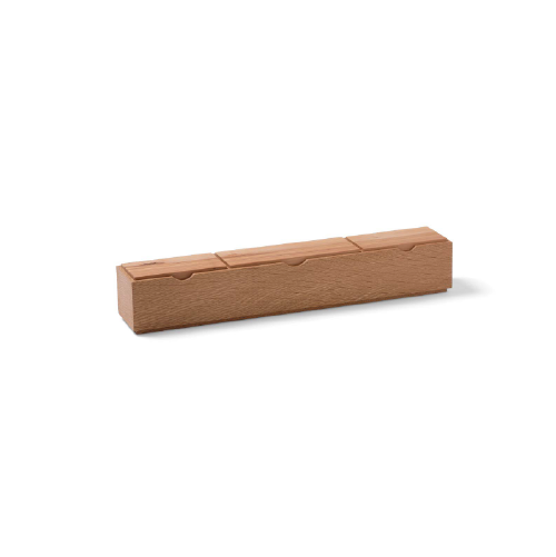 Caja rectangular con compartimentos