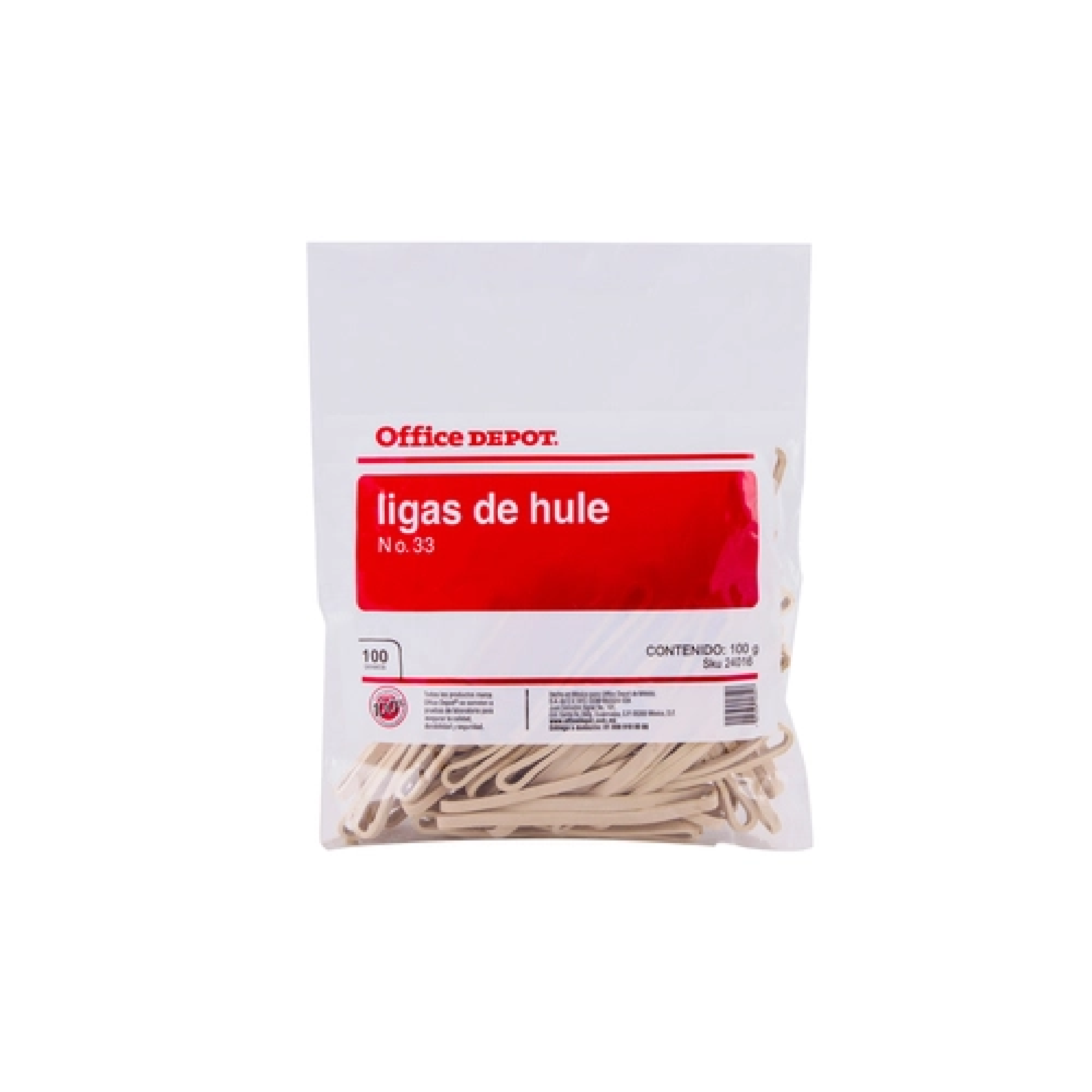 Ligas de hule Office Depot