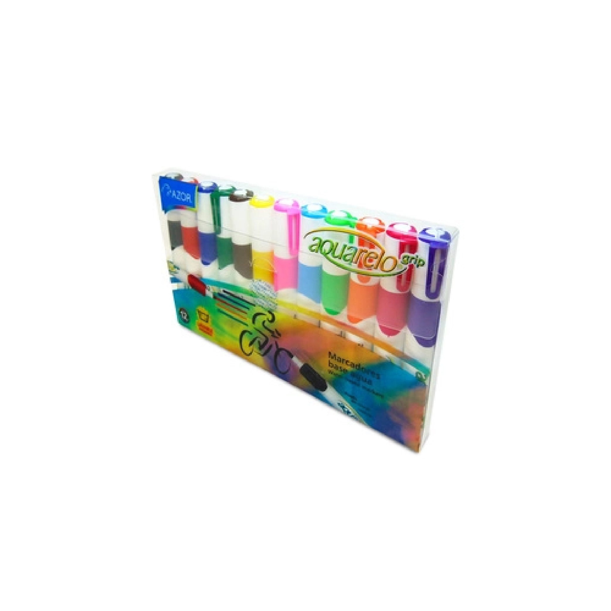 Marcadores Azor Aquarelo Grip