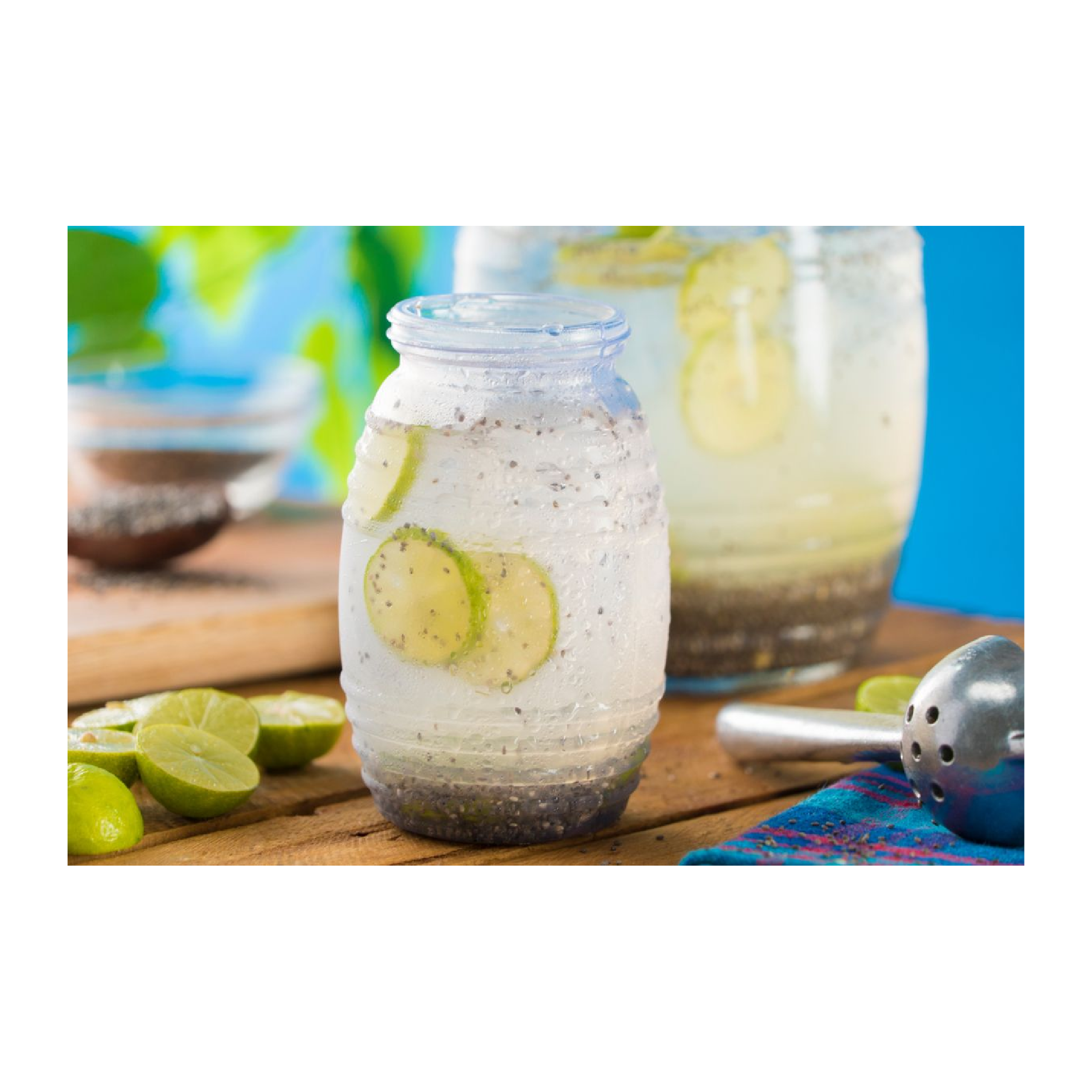 Agua de Limón con chia