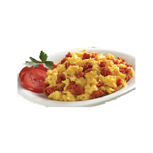 Huevo con chorizo
