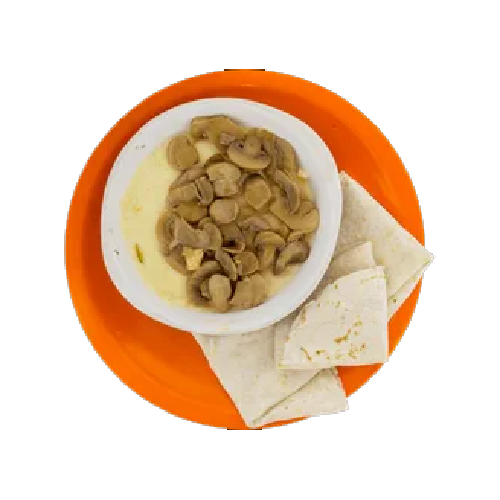 Queso fundido vegetariano