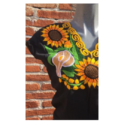 Blusa Zinacantan Girasol