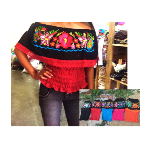 Blusa Ombliguera Flor