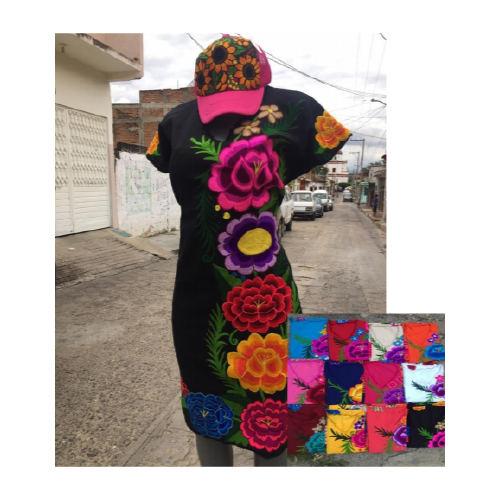 Vestido Rosas
