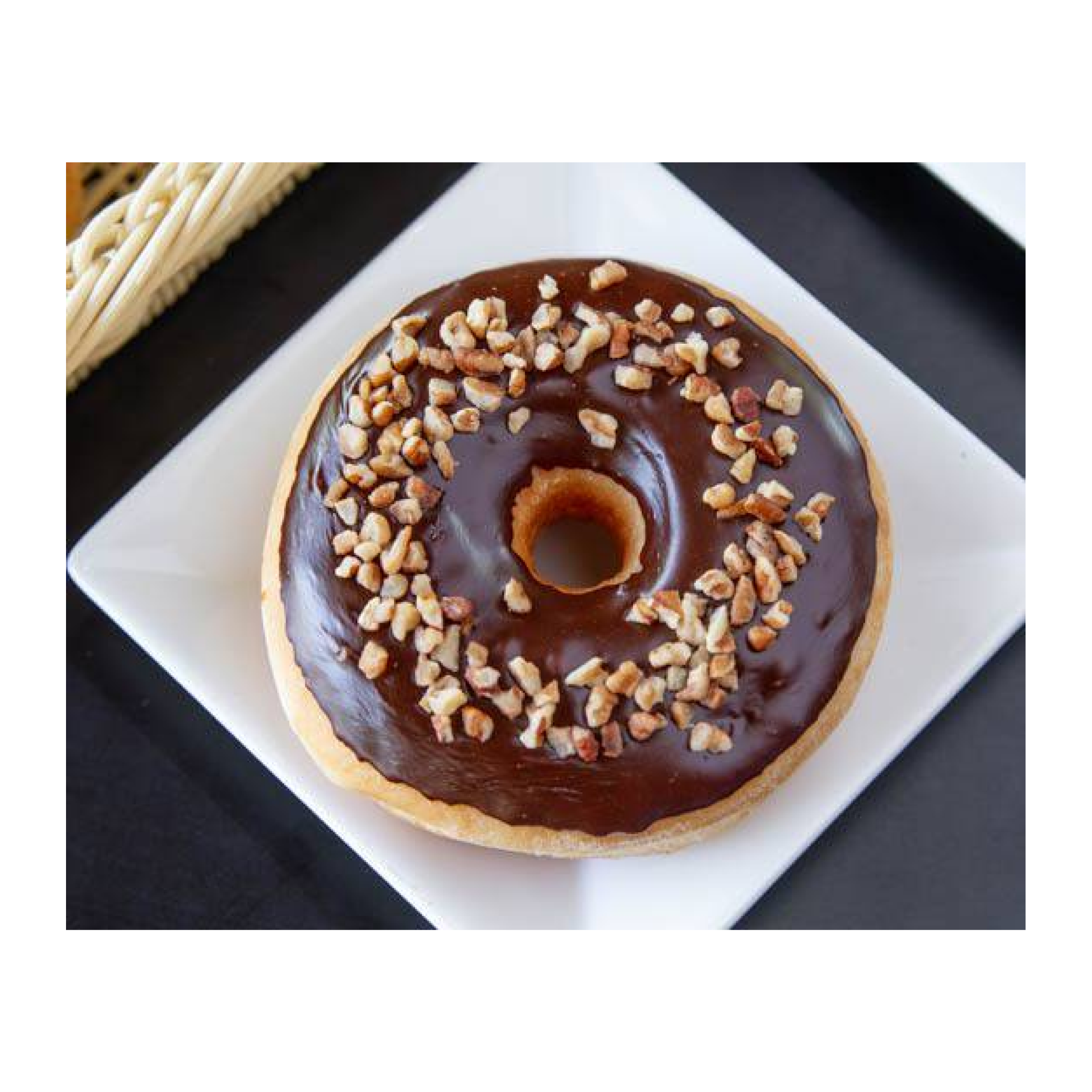 Dona chocolate con nuez
