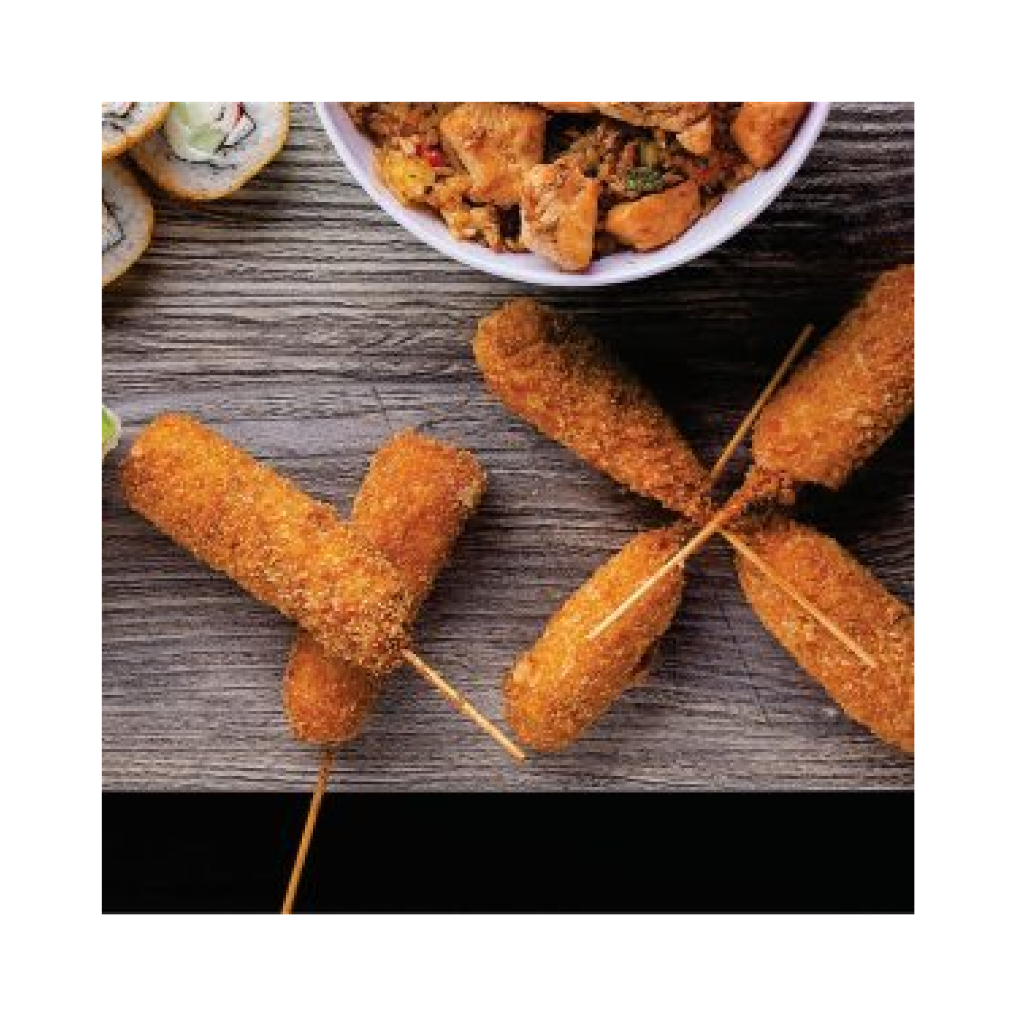 Brochetas de pollo