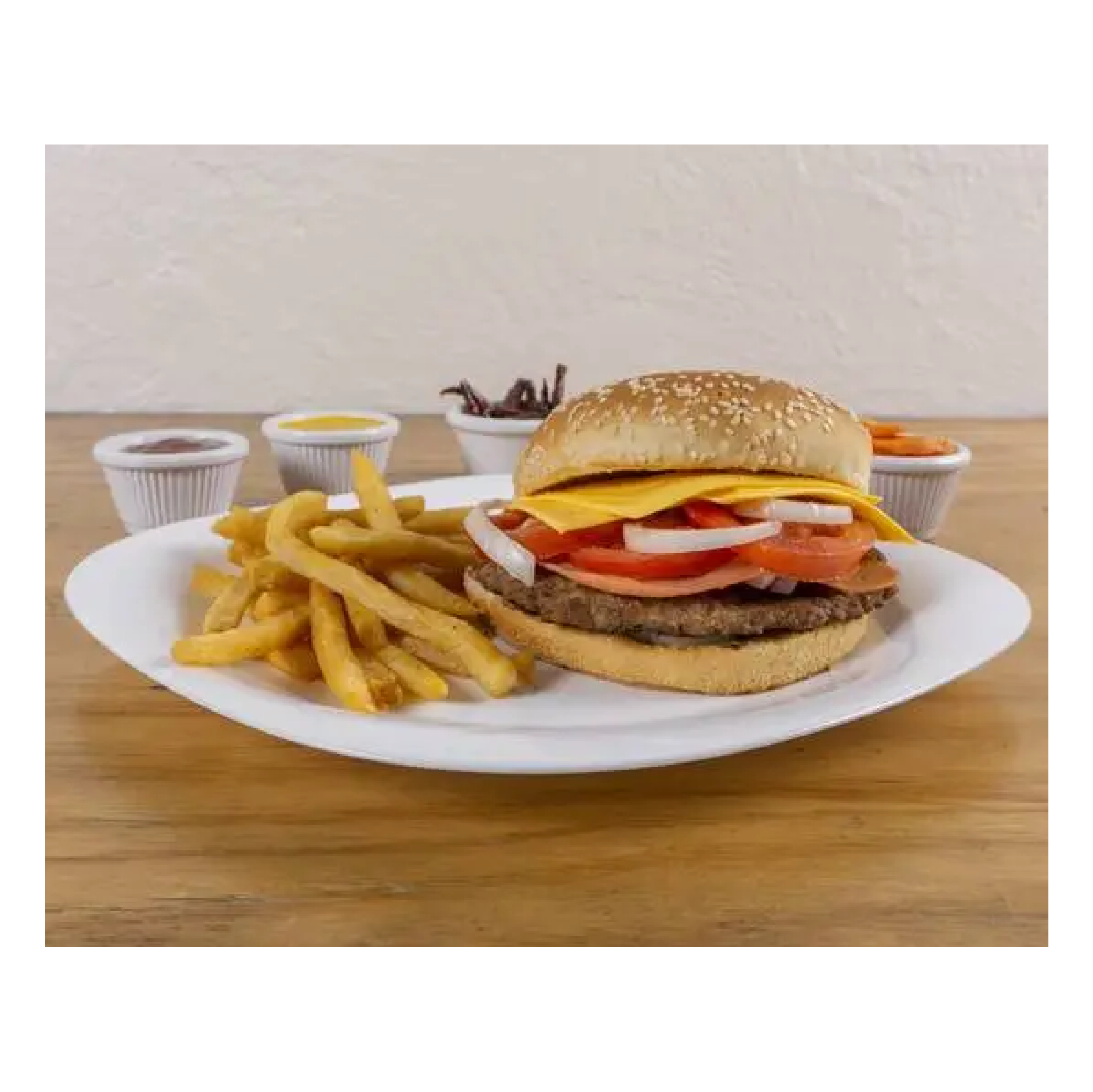 Hamburguesa sencilla
