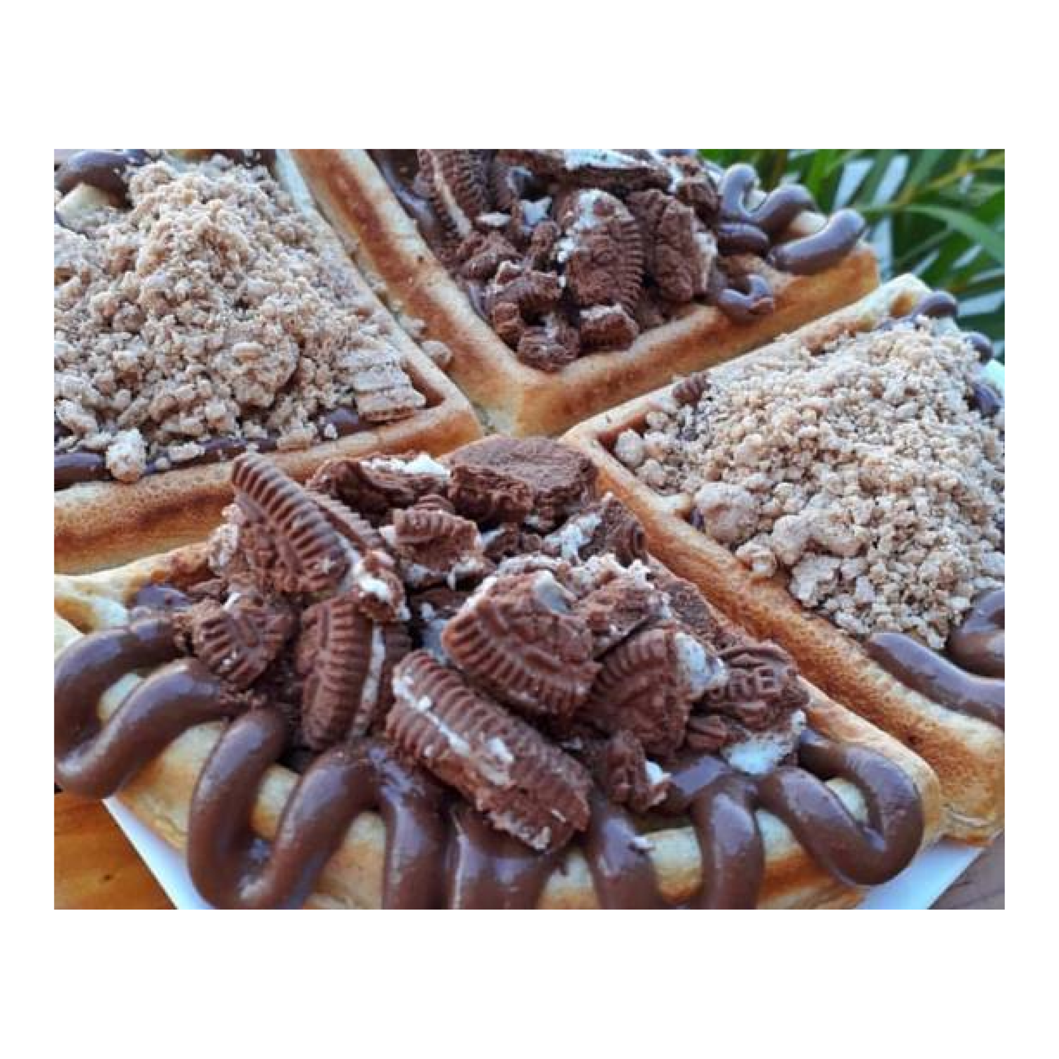 Waffle espejo