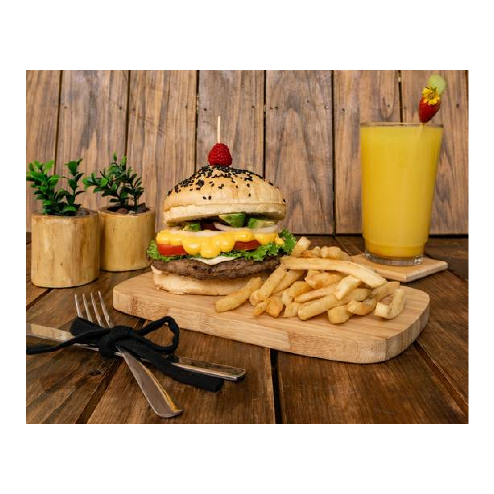 Hamburguesa de la cabañita