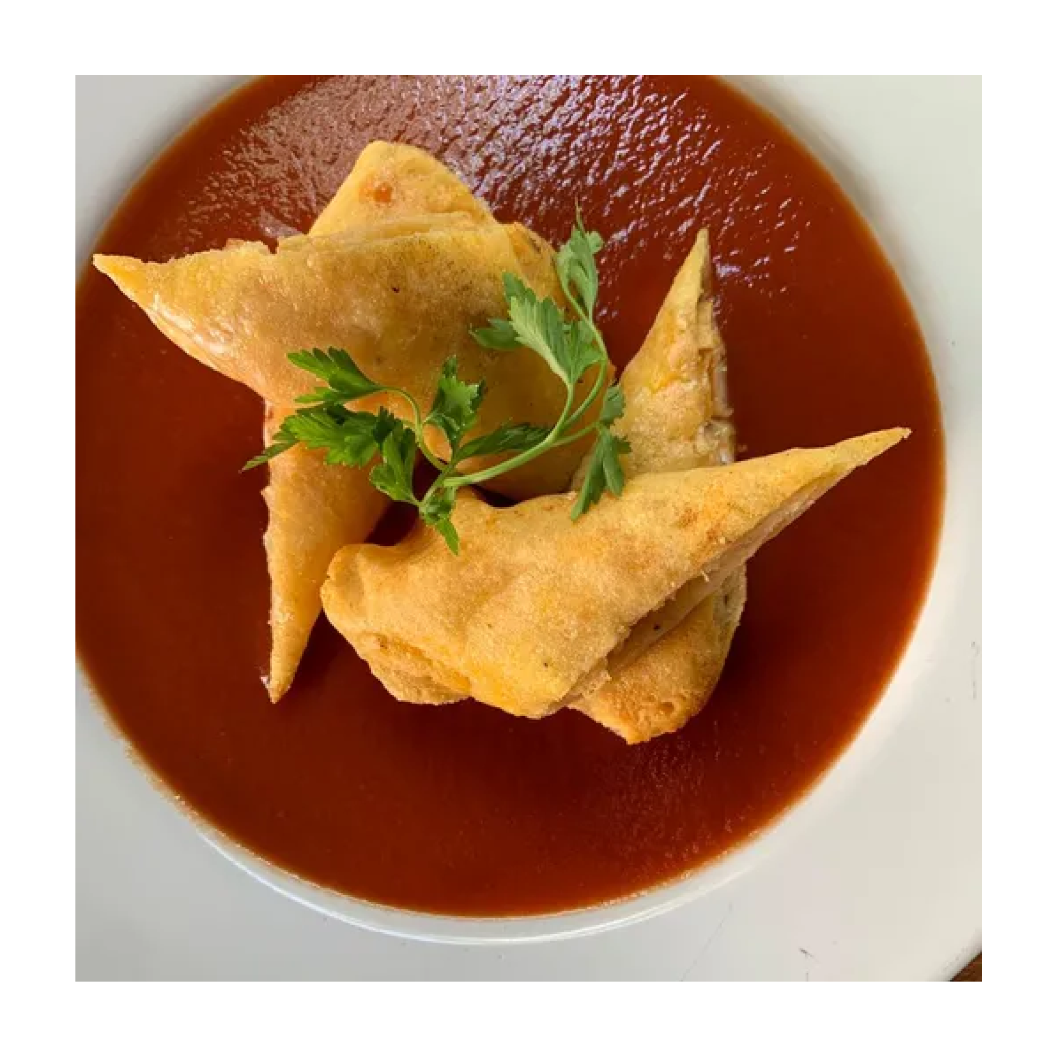 Quesadilla invertida
