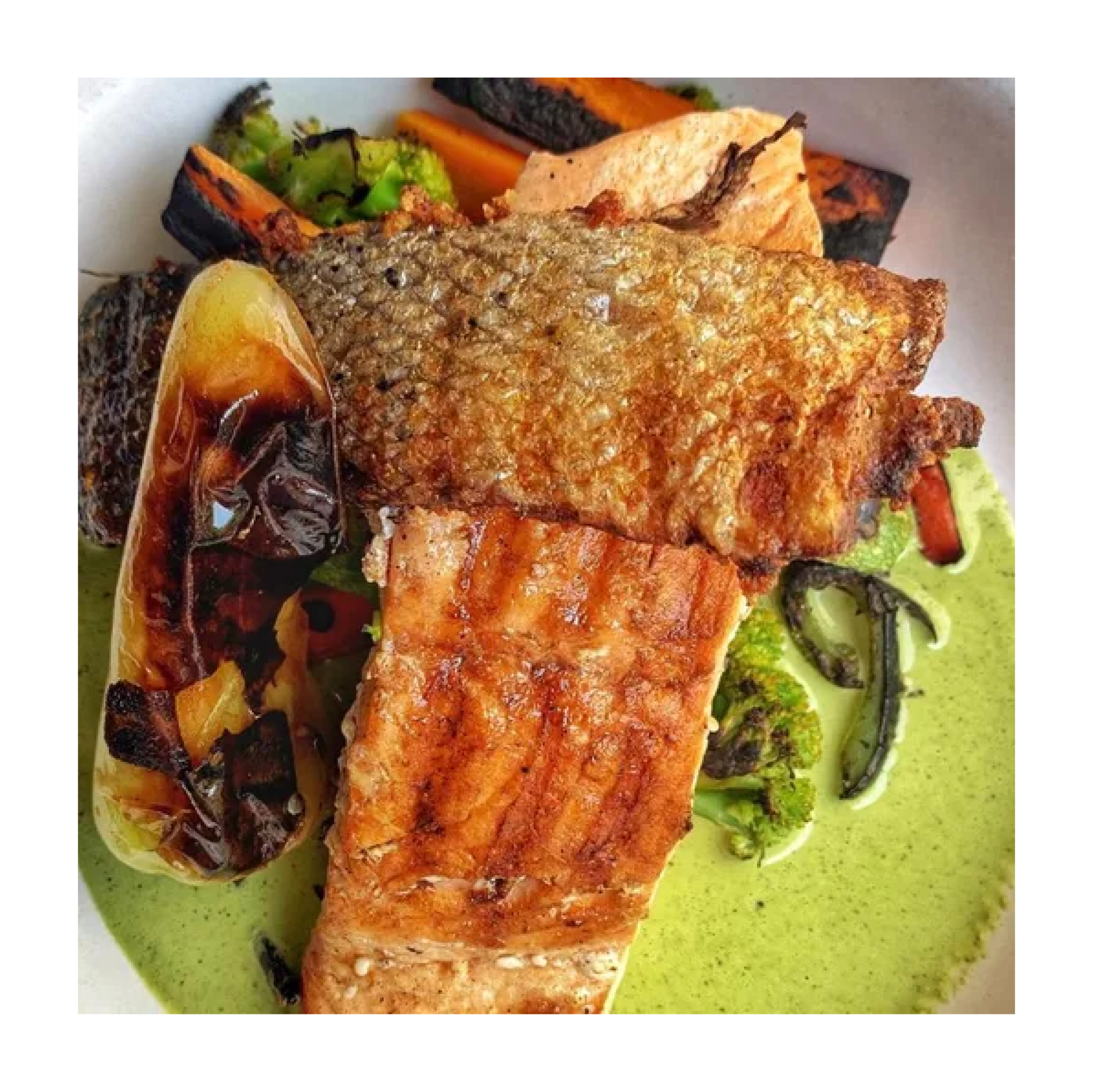 Salmón cilantro