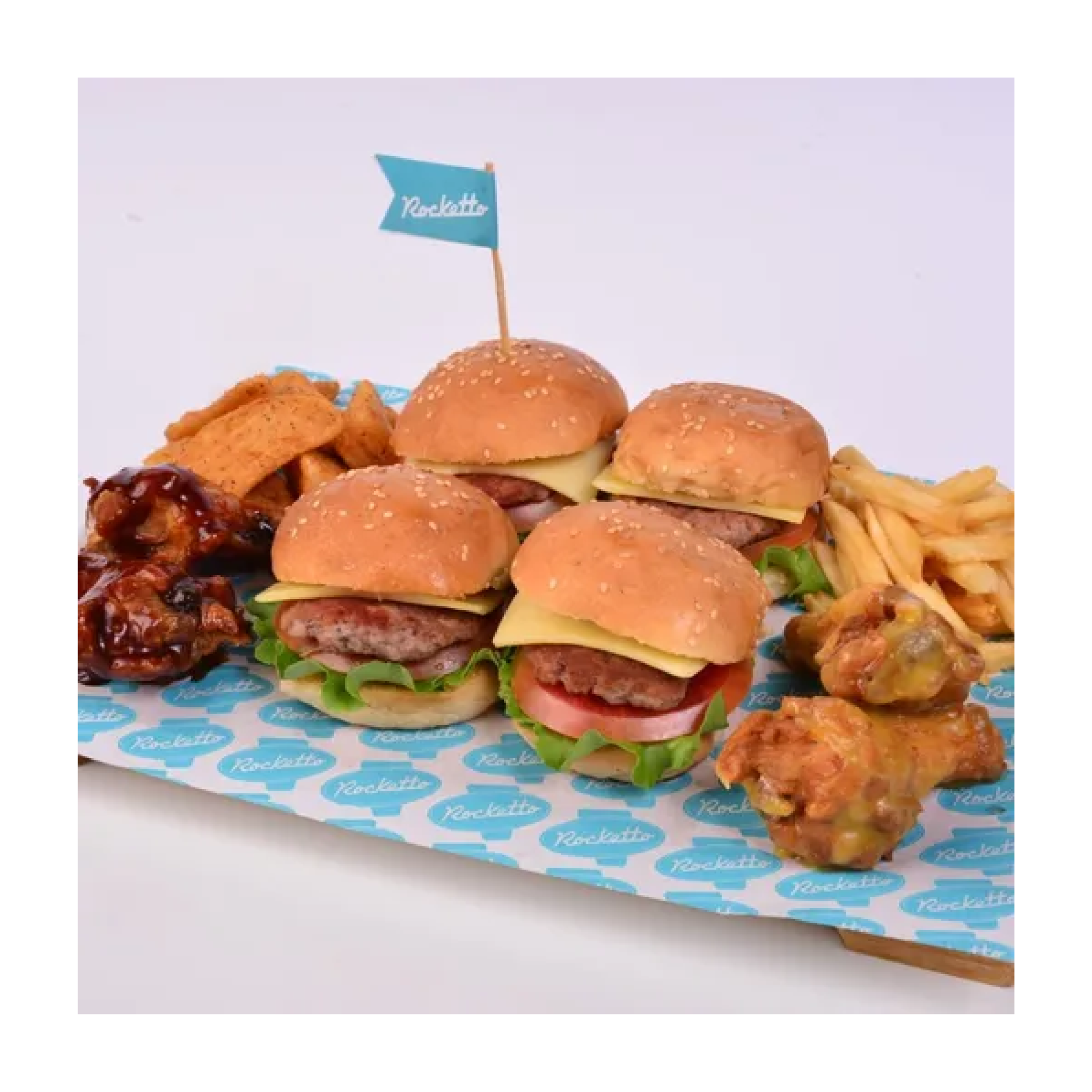 Mini burgers 4 pax