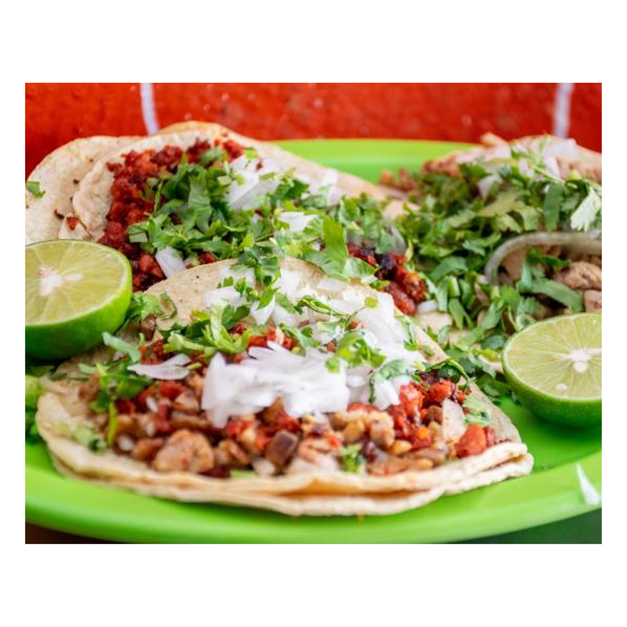 Orden de tacos de chorizo