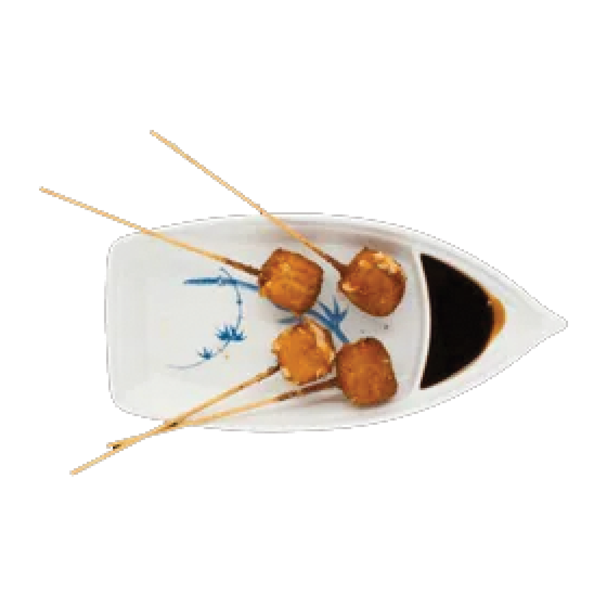 Media orden de brochetas de queso
