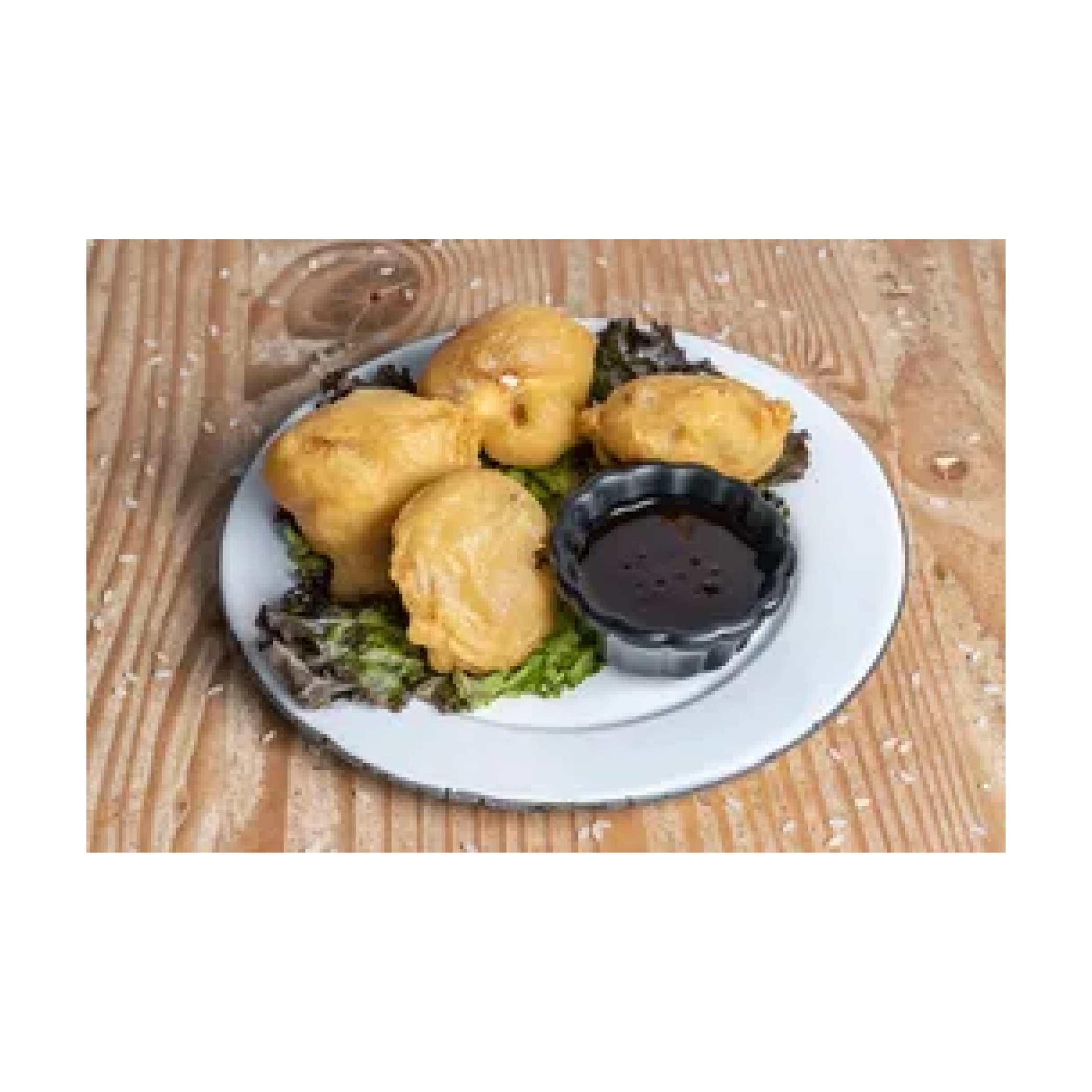 Champiñones tempura