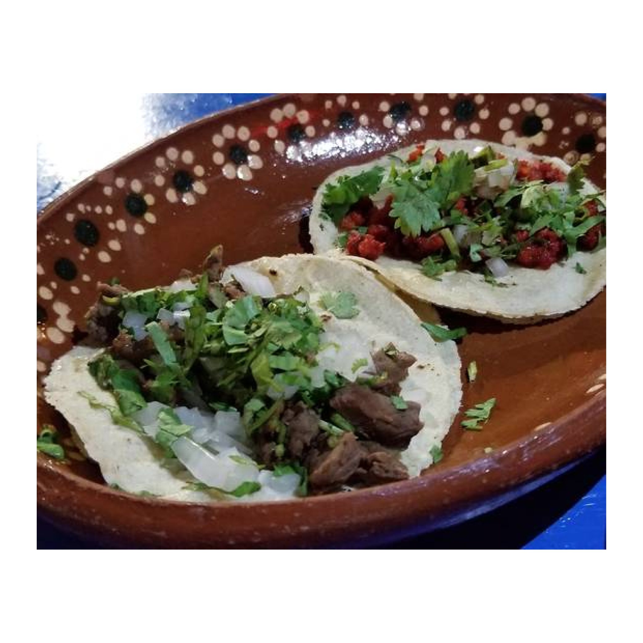 Taco de chorizo rojo
