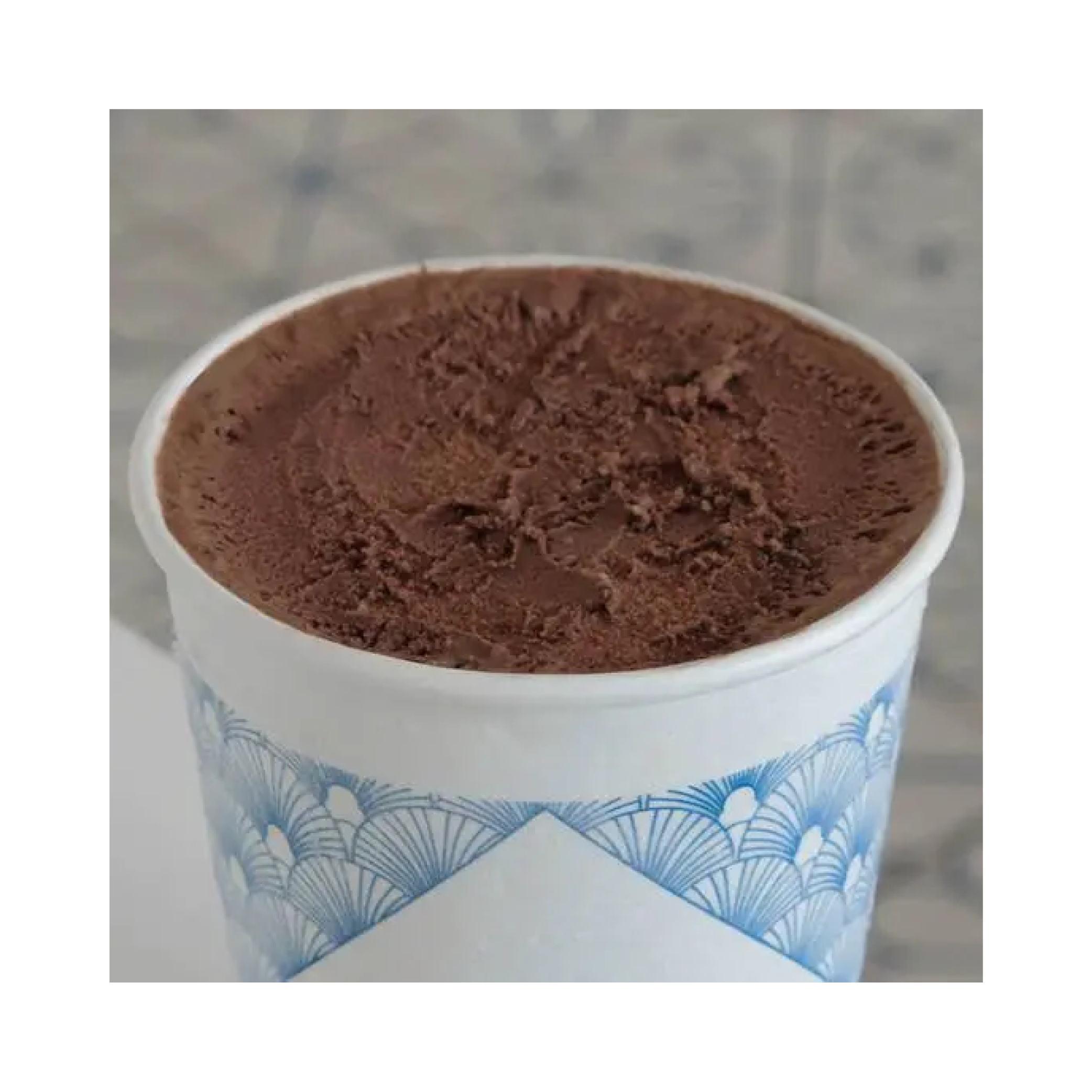 Helado de chocolate
