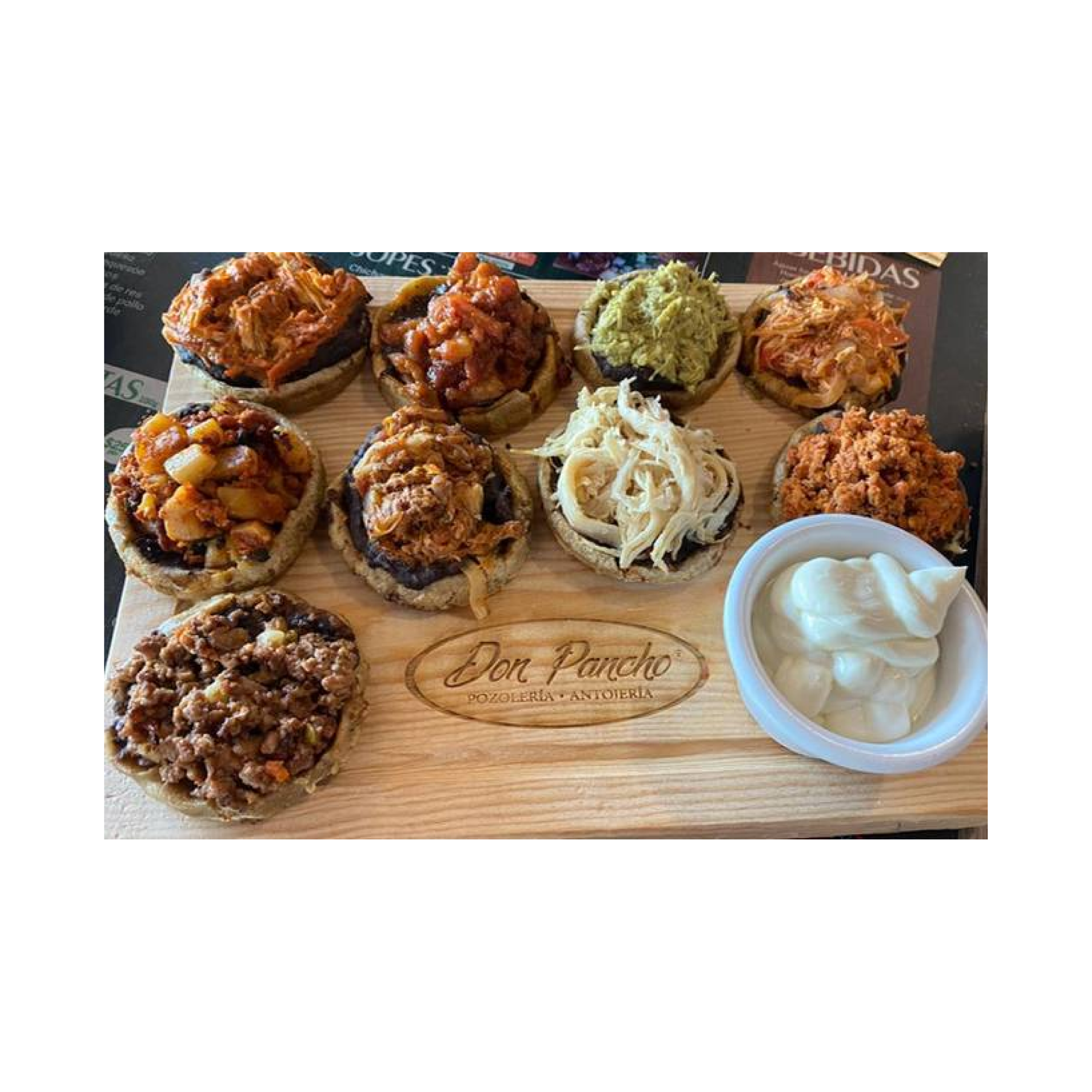 Degustación de mini sopes