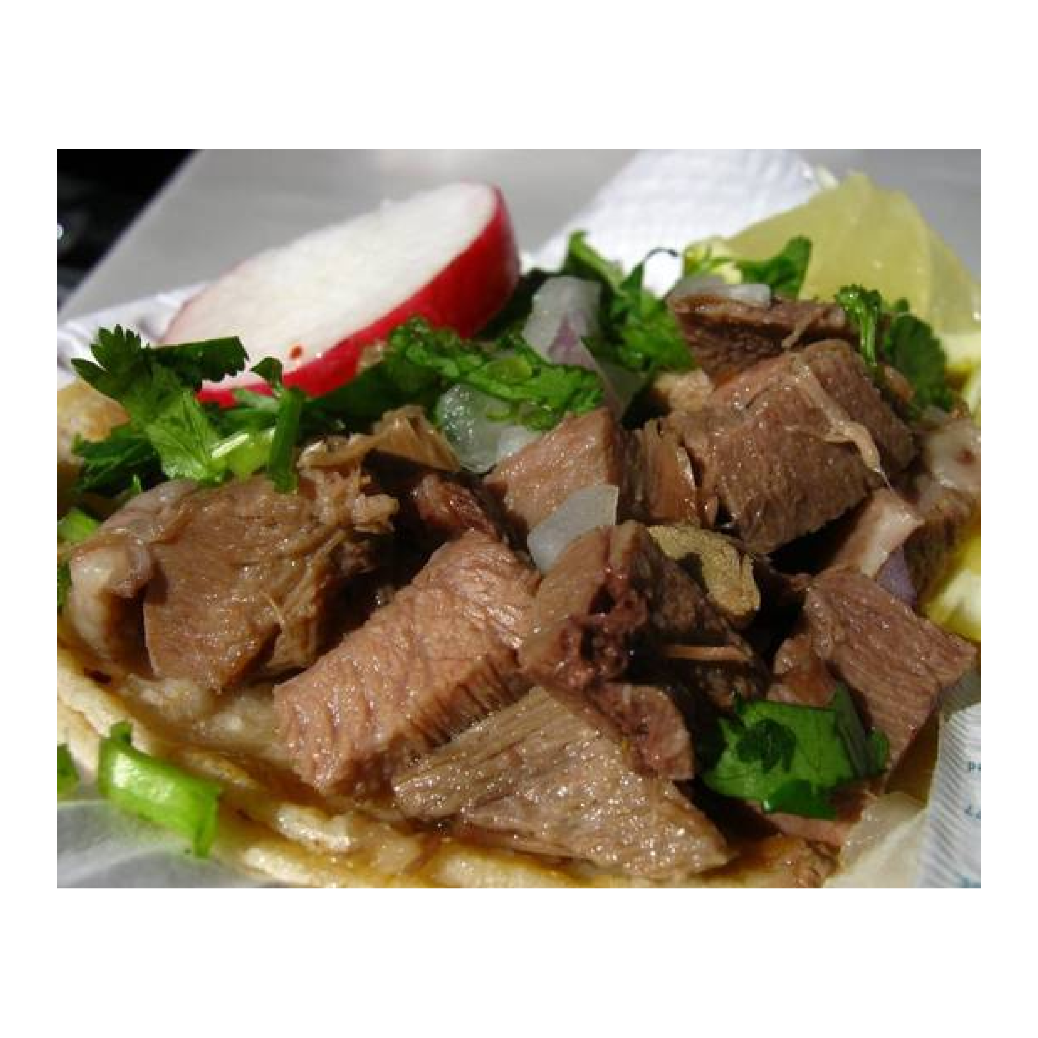Taco de lengua
