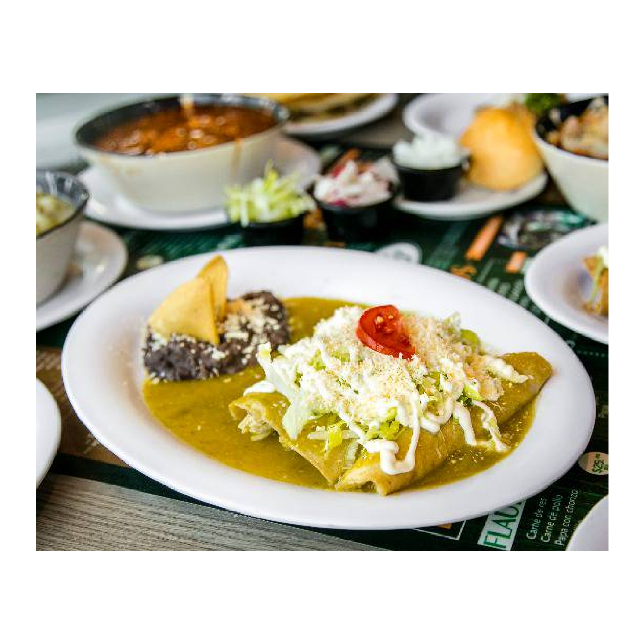 Enchiladas rojas