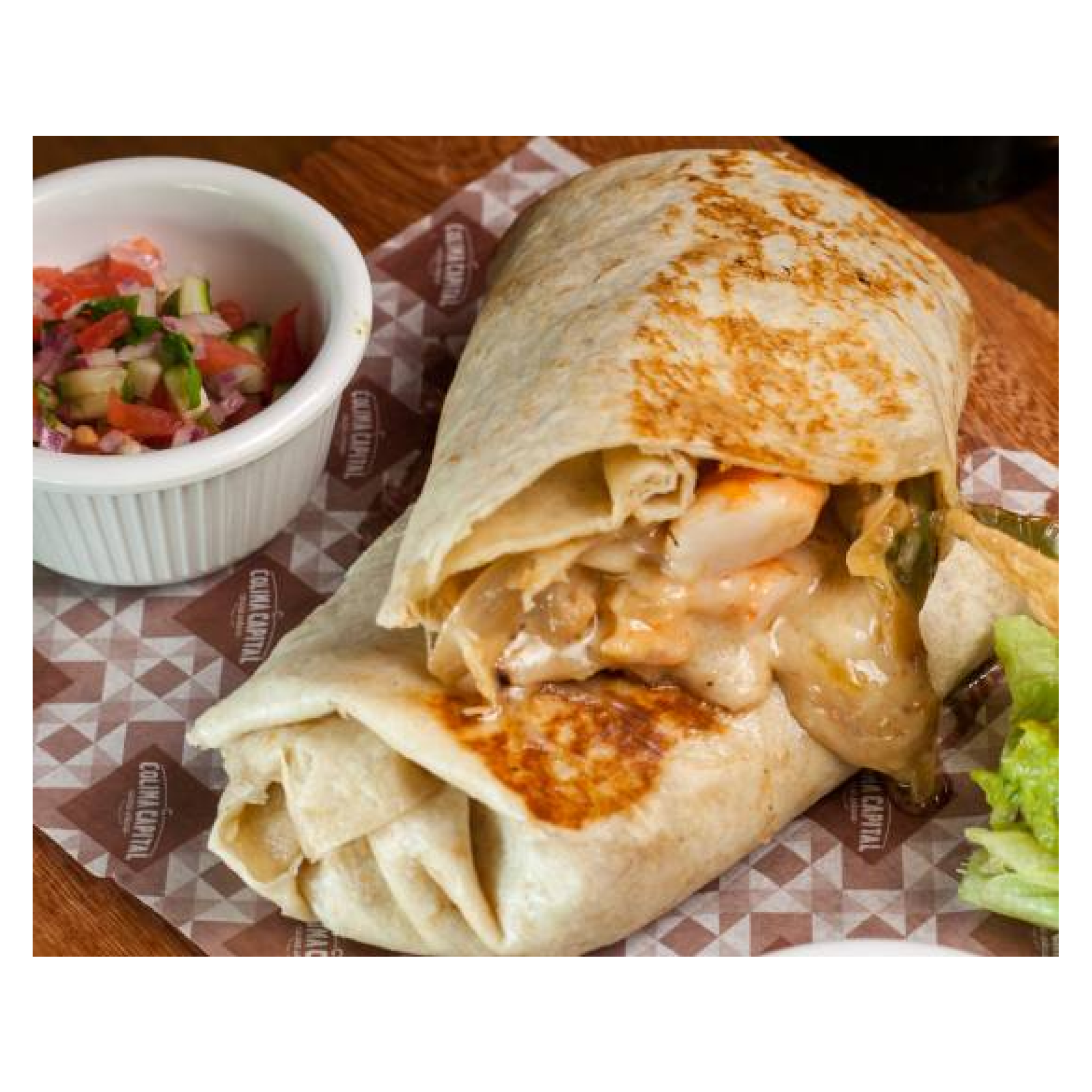 Burrito de camarón