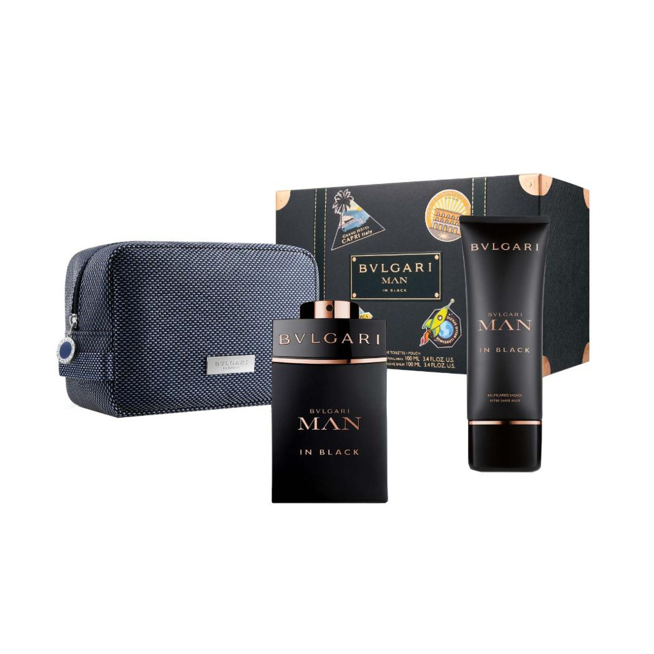 Set Bvlgari Man In Black