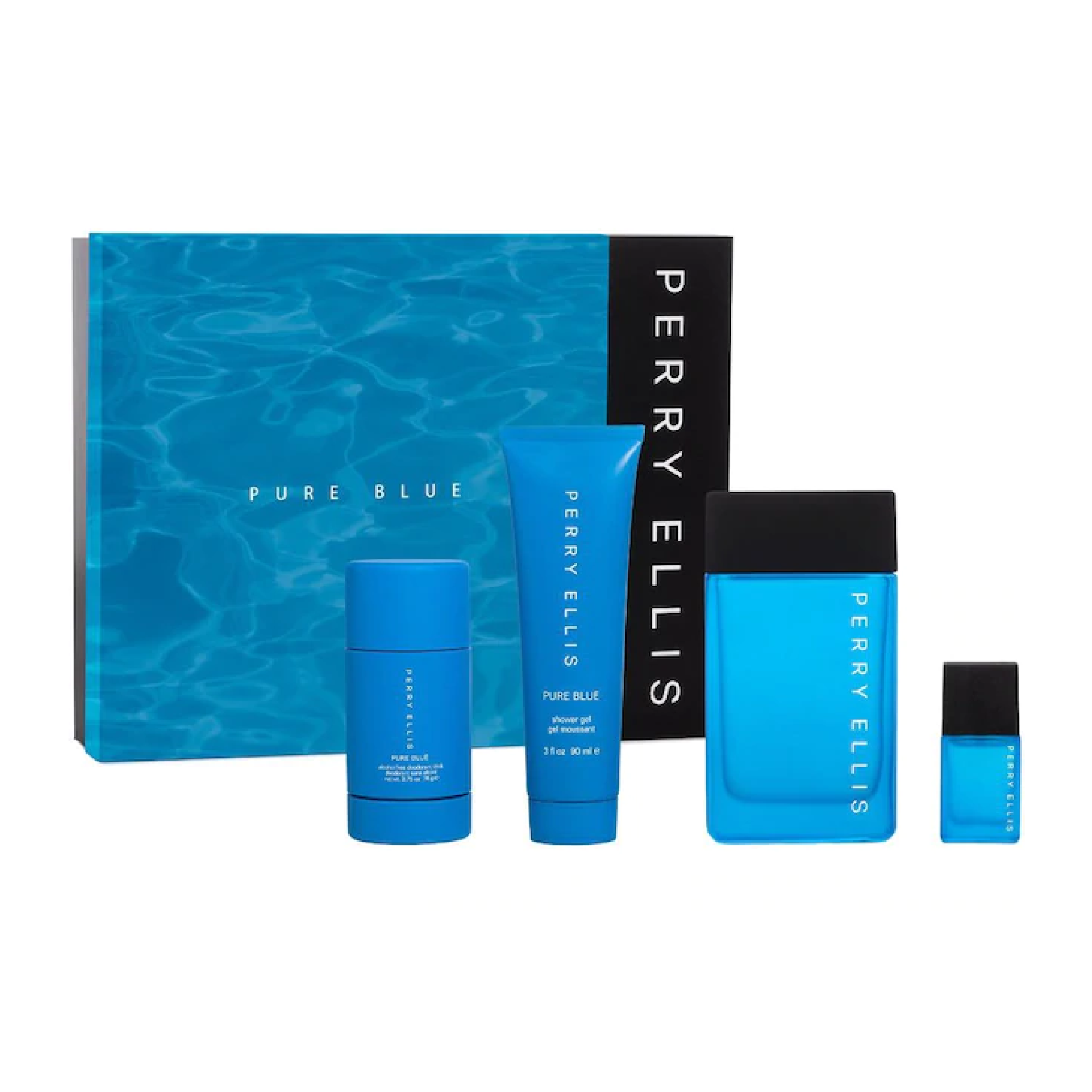 Set Perry Ellis Pure Blue