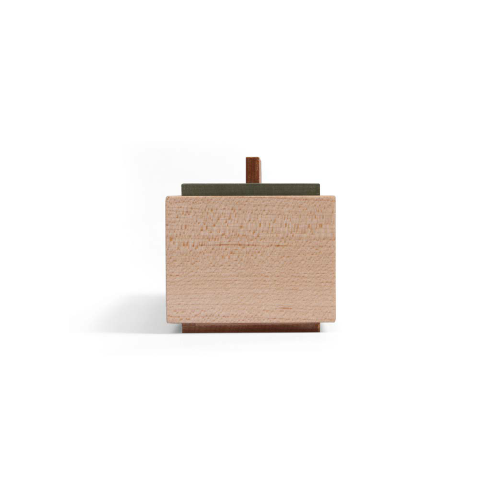 Caja rectangular verde
